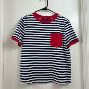 Shein striped t shirt